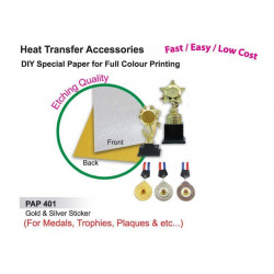 PAP 401 Gold & Silver Sticker Heat